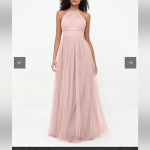 Illusion Halter Tulle Maxi Boho Dresses. NWOT
